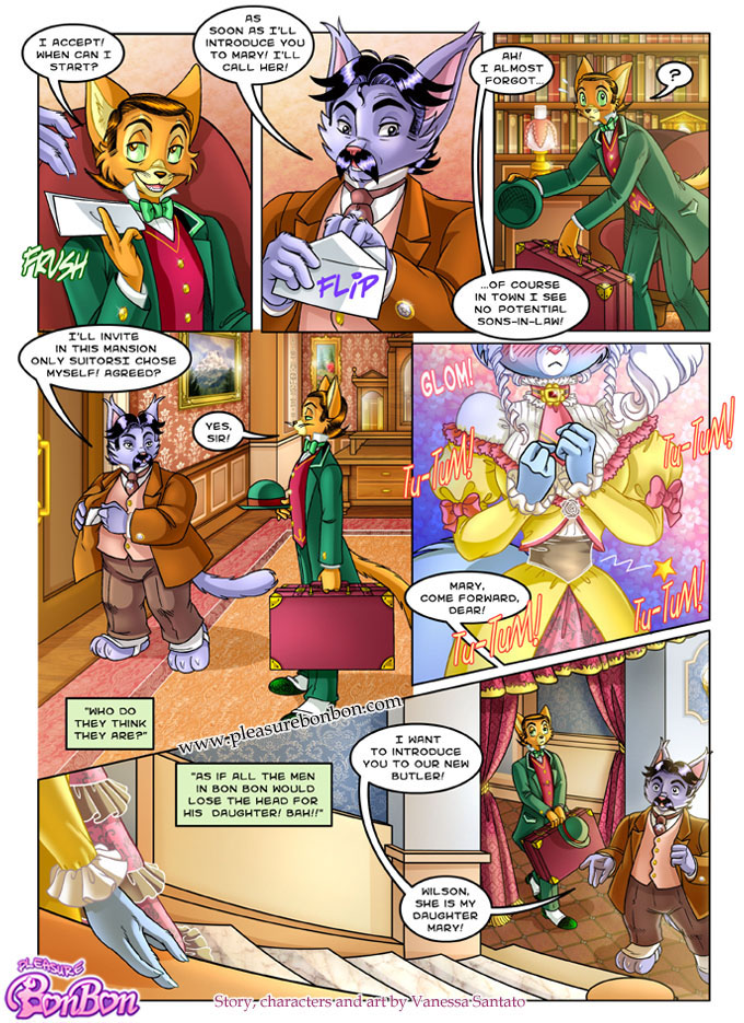 anthro comic english_text female furry mary_blue pleasure_bon_bon tagme