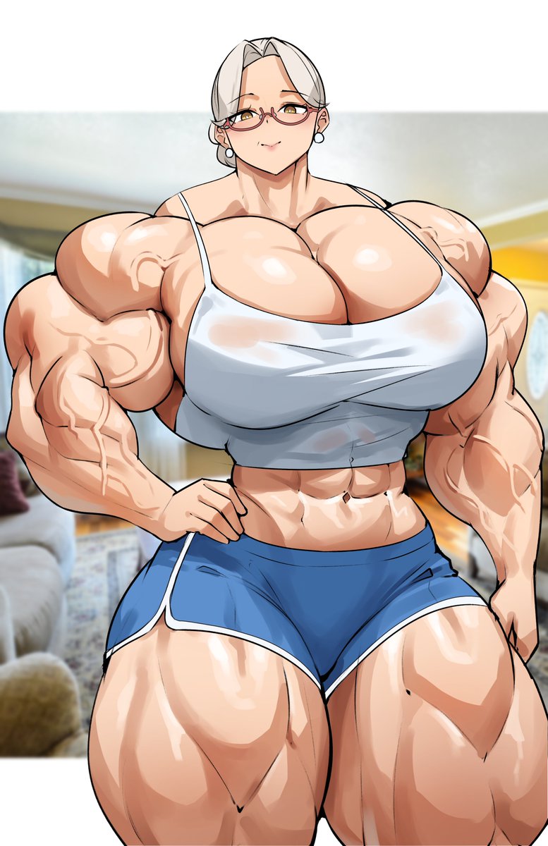 grandmother musctonk muscular_female tagme