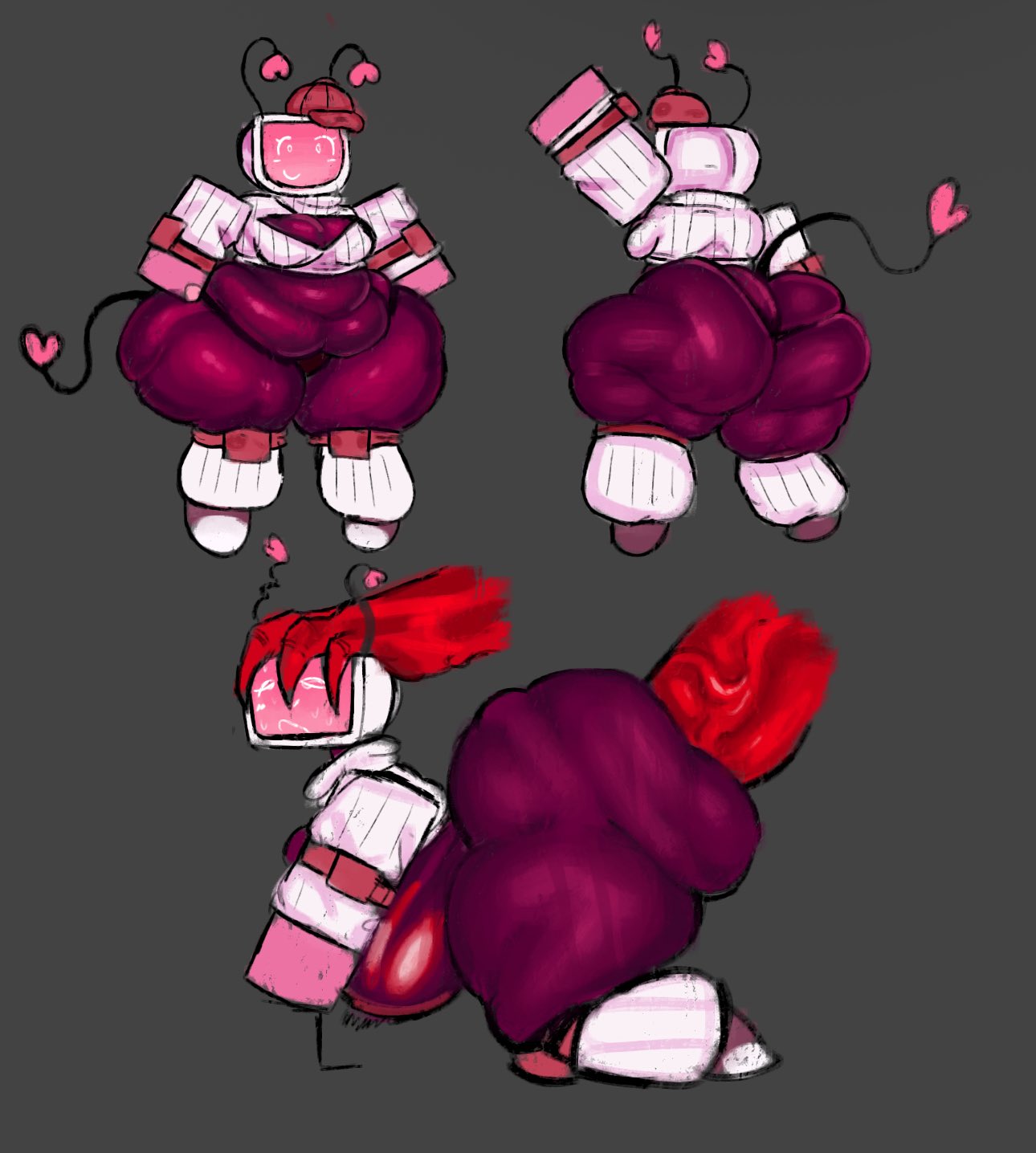 1boy, 1boy1girl, 1girl1boy, belly bulge, big ass, breasts, chubby, chubby female, disumisu2, fat ass, female, forsaken (roblox), guest 666 (forsaken), hand on head, hyper penis, large ass, lovebug veeronica, male, on knees, rape, raped by monster, roblox, roblox game, robloxian, sex from behind, small boobs, small breasts, stomach bulge, thick, thick ass, thick thighs, veeronica