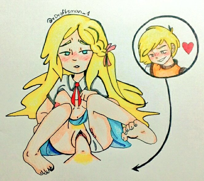 1boy 1girls blonde_hair breasts female fnafhs golden_(fnafhs) joy_(fnafhs) male penis sex tagme vaginal_penetration