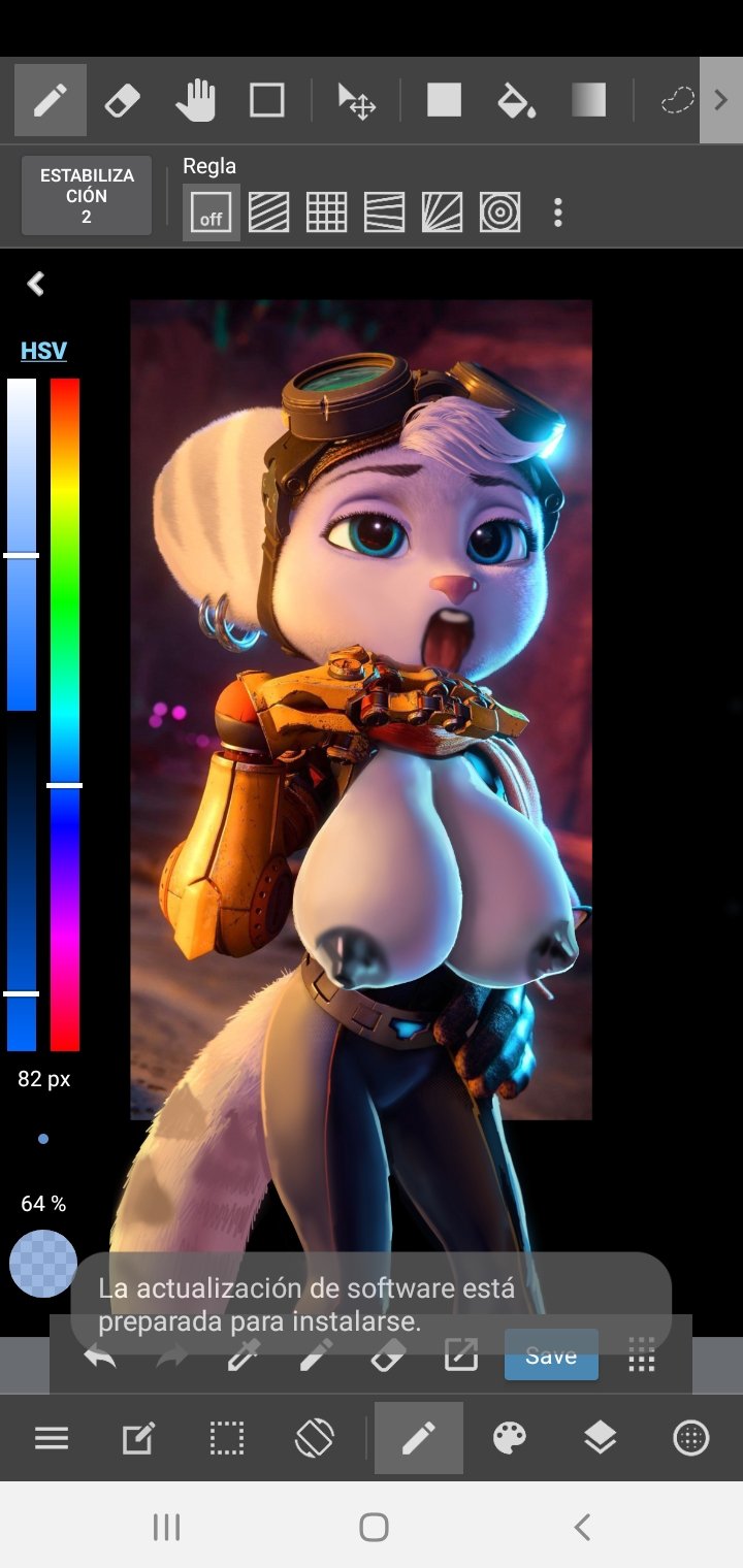 Rivet (Ratchet And Clank) Rule 34 Image