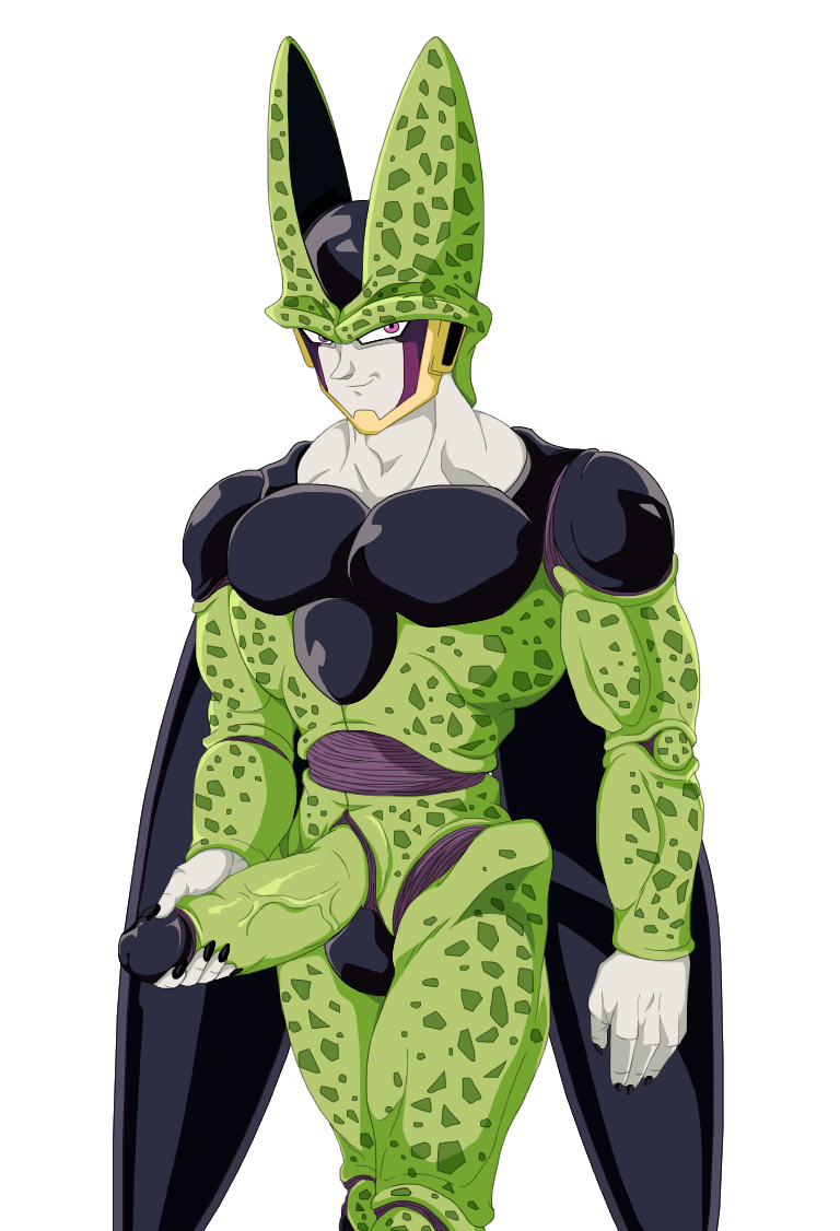 artist_request balls bio-android_(dragon_ball) boner cell_(dragon_ball) dragon_ball dragon_ball_z erection male male_only penis perfect_cell solo solo_male