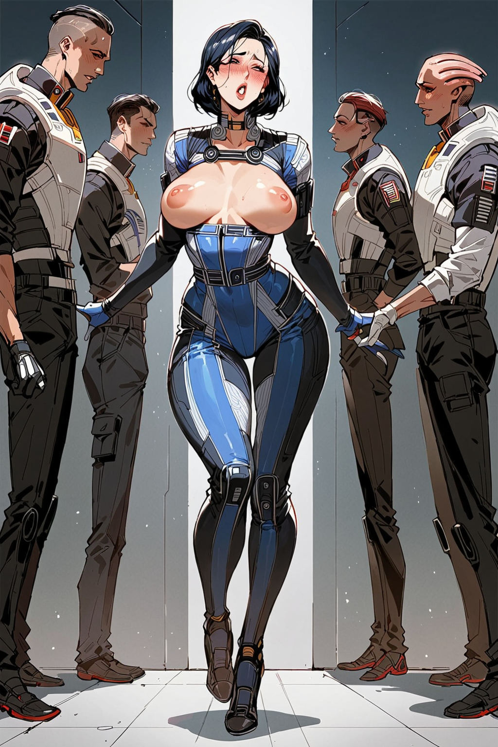 ai_generated big_breasts large_breasts mass_effect original_character teardrop_breasts