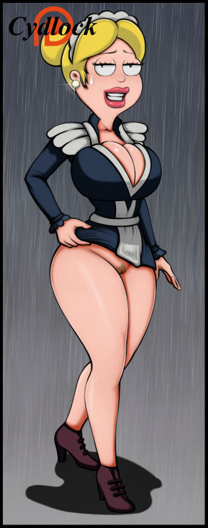 1girls, alternate breast size, alternate costume, american dad, ass, bare hips, bare midriff, big ass, big breasts, big hips, big thighs, blonde hair, breasts, busty, clothed female, color, colored, colored background, curvy, cydlock, female, female only, francine smith, gradient background, hair up, hips, hyper bimbo, large ass, large breasts, large thighs, legs, light hair, lips, long hair, midriff, milf, mouth, navel, open mouth, plump lips, ponytail, shiny breasts, shiny skin, shoulders, solo, solo focus, thick thighs, thighhighs, thighs, tied hair, voluptuous, wide hips