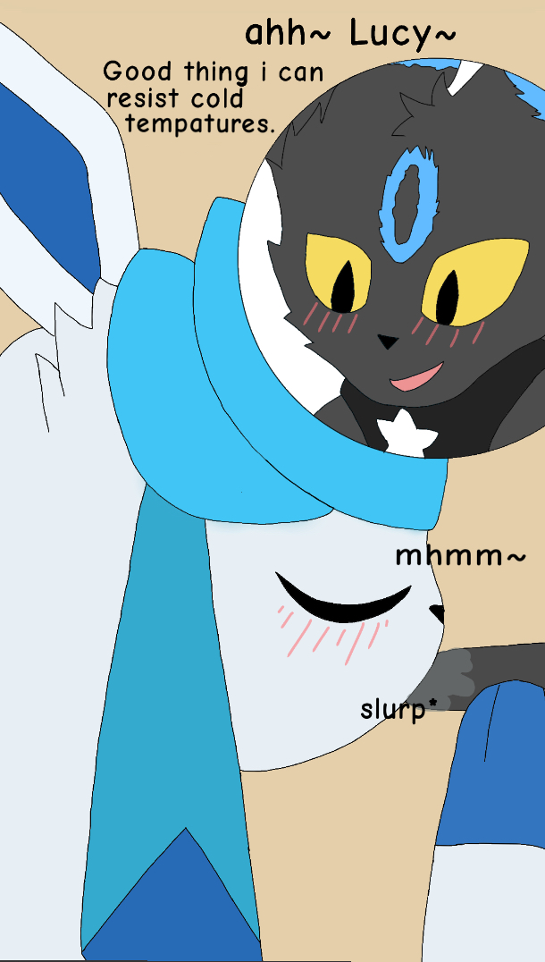 animal_genitalia animal_penis black_fur blowjob blue_fur eeveelution glaceon john_(white_rose) lucy_(white_rose) moaning nintendo pokemon pokemon_(species) shiny_pokemon sigma_rizz umbreon white_rose_(shiny_cobra)