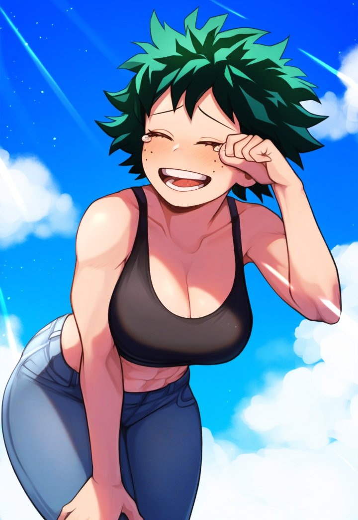 ai_generated female_deku genderswap_(mtf) rule_63 tagme