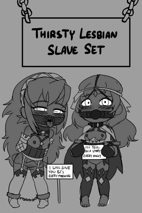 2girls, ankle cuffs, arms behind back, ball gag, bondage, bondage gear, breasts, breasts out, cuffs, female, femsub, fire emblem, fire emblem fates, gag, multiple females, multiple girls, multiple subs, my pet tentacle monster, open mouth gag, ophelia (fire emblem), plug gag, soleil (fire emblem), tagme