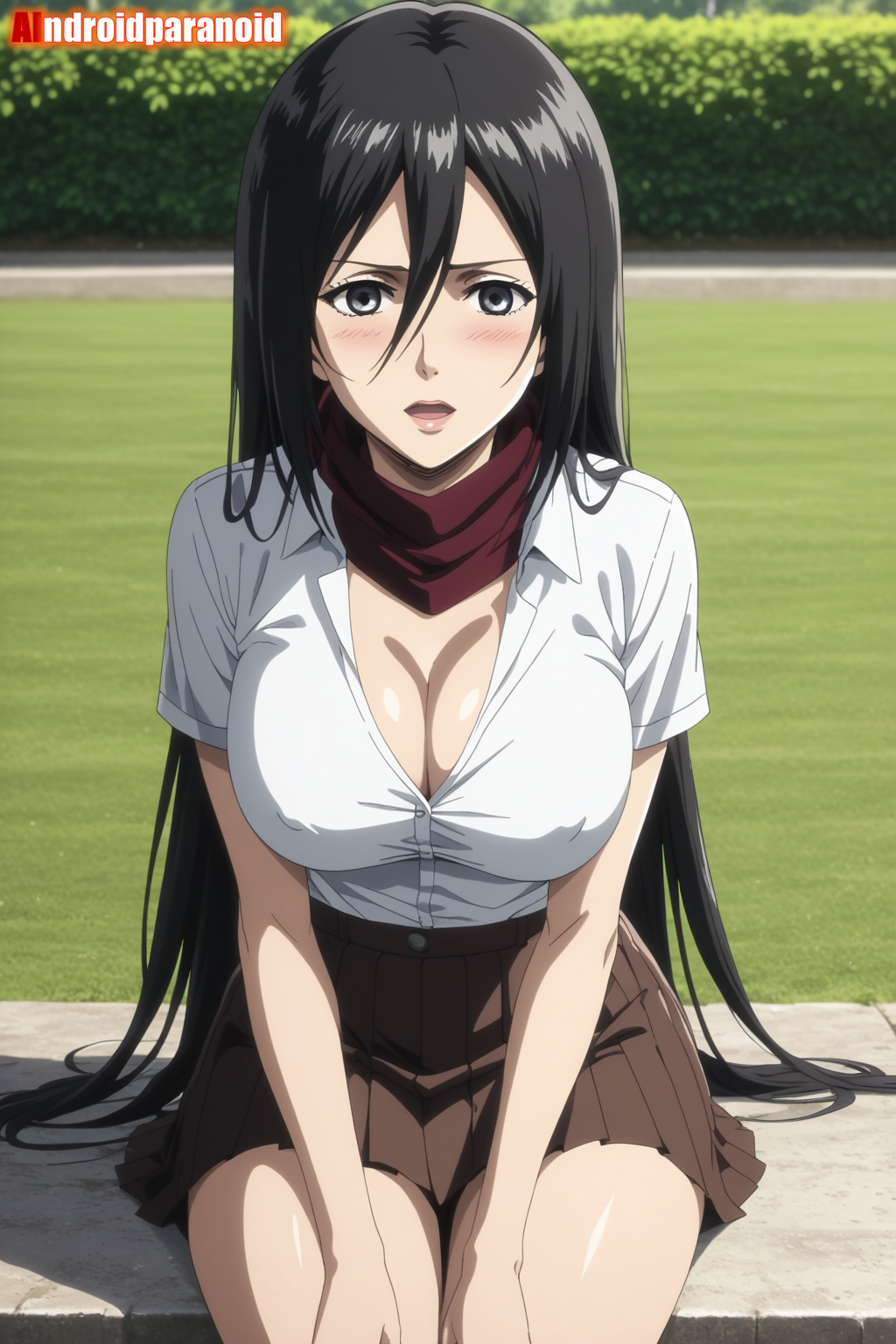 1girls ai_generated aindroidparanoid ass ass attack_on_titan big_ass big_breasts big_butt breasts busty curvy cute fat_ass female female_only hair hi_res hips huge_ass huge_breasts human large_ass large_breasts legs long_hair mikasa_ackerman narrow_waist school_uniform schoolgirl schoolgirl_uniform shingeki_no_kyojin shirt skirt slim_waist stable_diffusion tagme thick_ass thick_thighs uniform voluptuous waist wide_hips