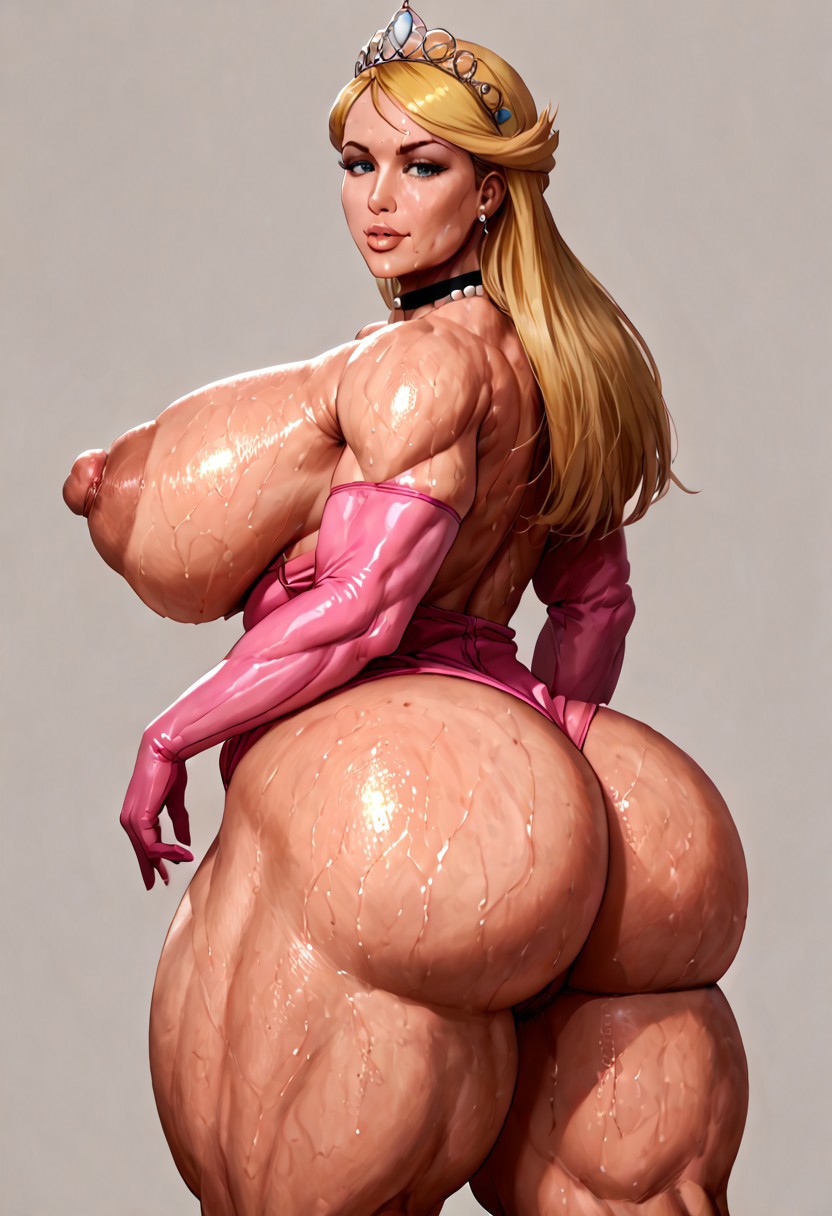 1girls aged_up ai_generated anmbition armwear ass ass_focus big_ass big_breasts blonde_hair civitai female female_only huge_ass larger_female light-skinned_female lola_loud long_hair looking_back mature_female muscular muscular_female muscular_legs muscular_thighs nipples pearl_necklace shiny_skin solo solo_female sweat tagme the_loud_house thick thick_ass thick_thighs thighs tiara voluptuous voluptuous_female wide_hips