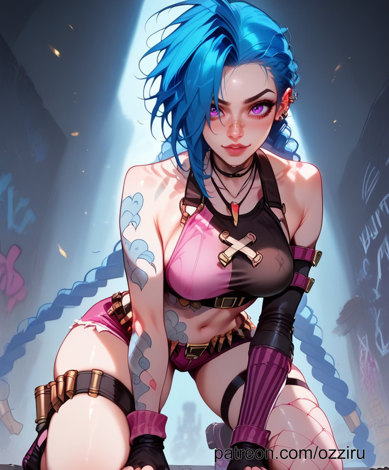 ai_generated female jinx_(league_of_legends) league_of_legends ozziru