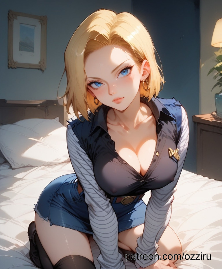 ai_generated android_18 dragon_ball dragon_ball_z female ozziru