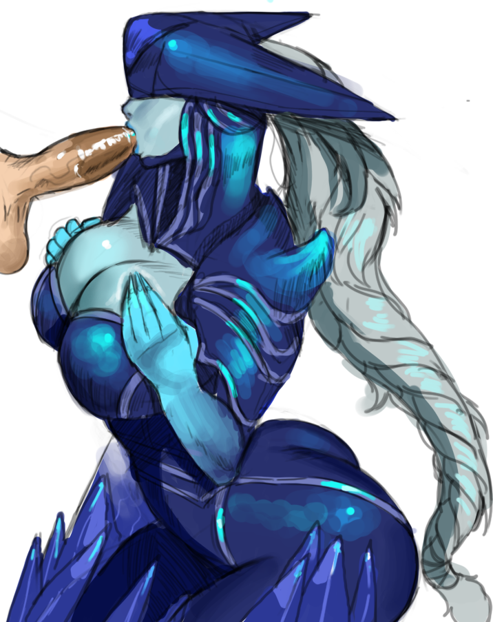 1boy, 1girls, duo, faceless male, female, league of legends, lissandra, male, shinrhydwyn, simple background, solo focus, straight, white background