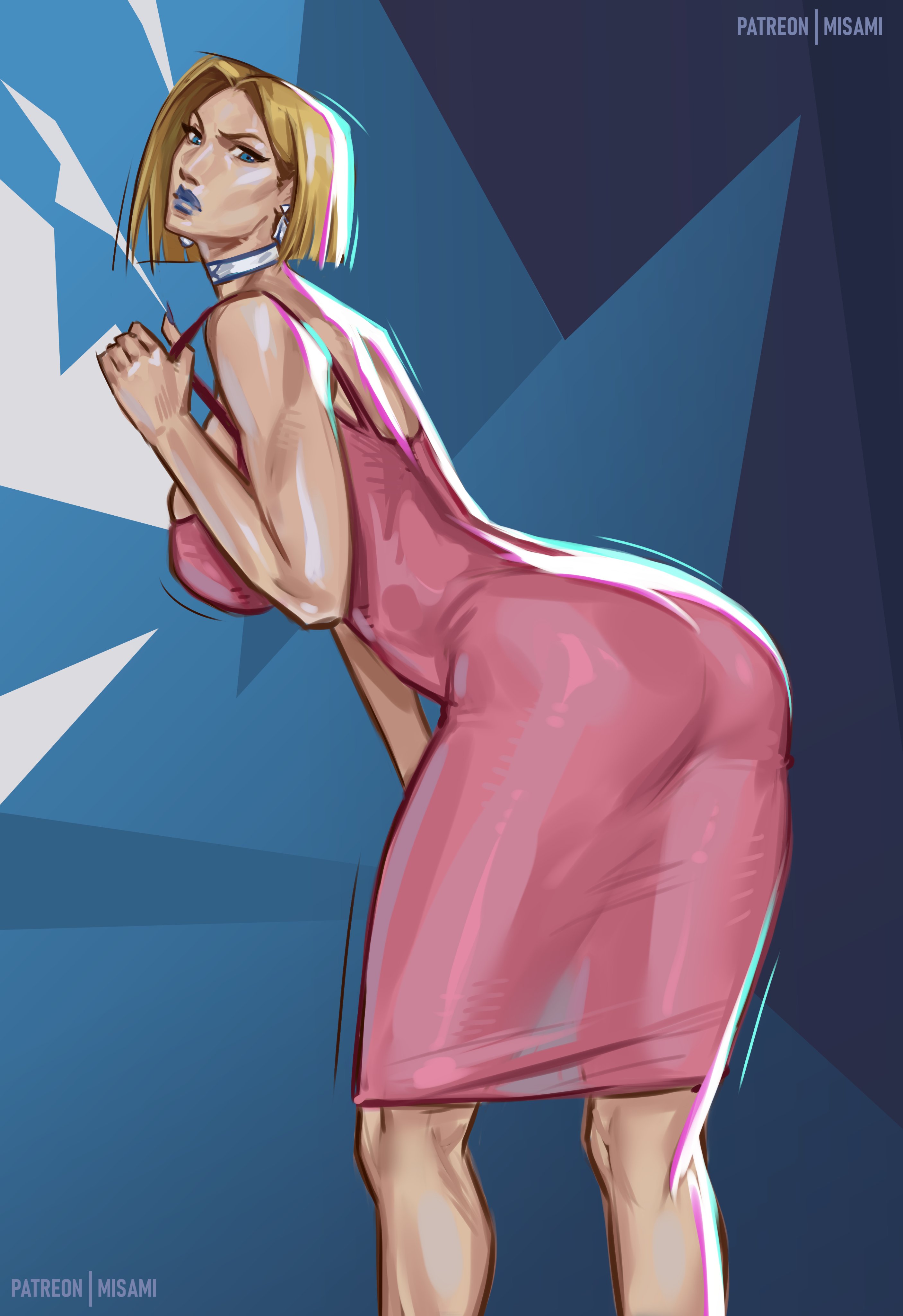 1girls, 2d, big ass, big breasts, blue lipstick, breasts, breasts bigger than head, bubble ass, bubble butt, dress, emma frost, emma frost (marvel rivals), fat ass, female, female only, huge ass, huge breasts, huge butt, huge thighs, large breasts, marvel, marvel rivals, massive thighs, misami, sideboob, solo, thick ass, thick legs, thick thighs, thunder thighs, thunderthighs, tits bigger than head, wide hips, wide thighs, x-men