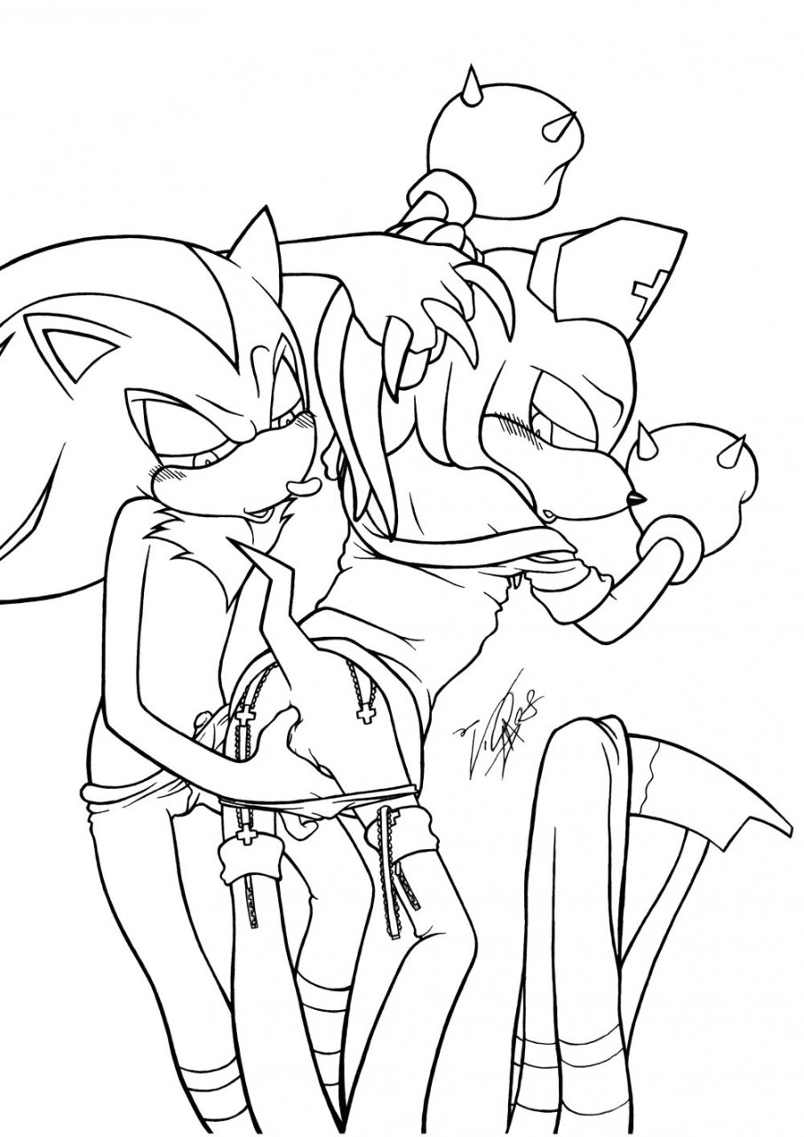 anthro clothes echidna fingering fur hedgehog interspecies knuckles_the_echidna male male_only mammal monotreme multiple_males shadow_the_hedgehog sonic_(series) straight_hair tagme yaoi
