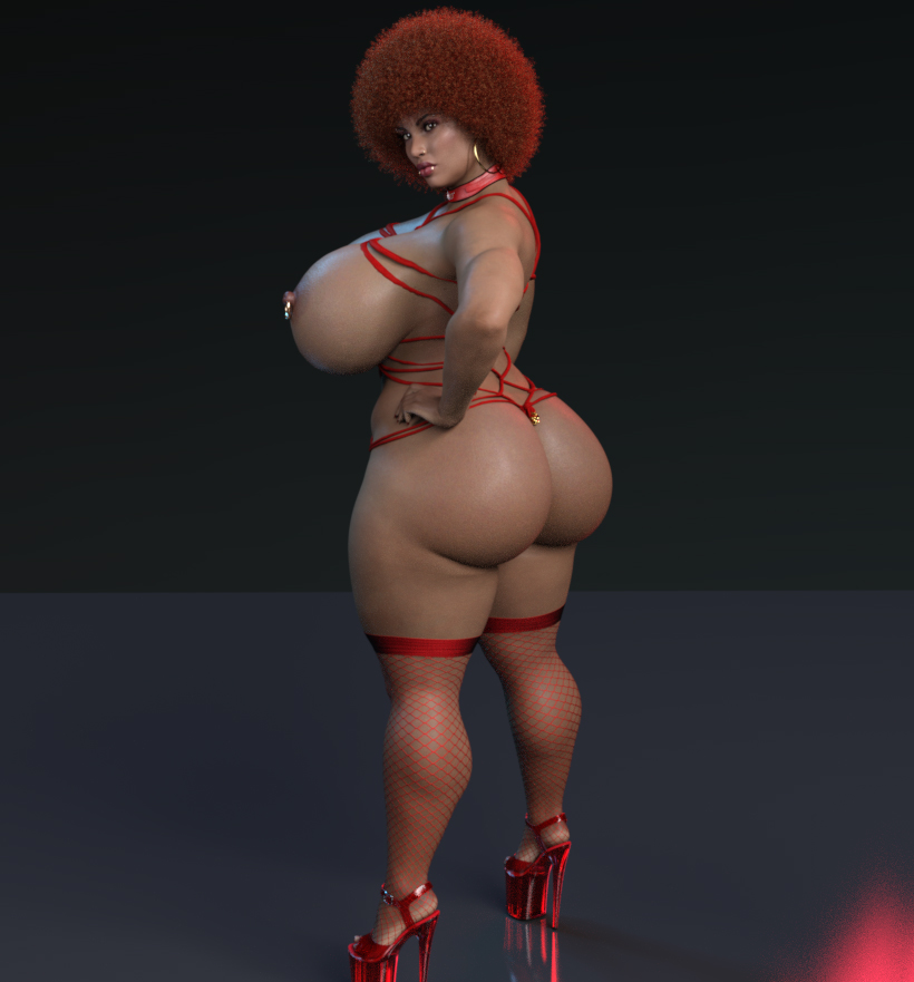 3d big_breasts bobbywhore busty curvy enormous_breasts fat_ass fishnets gigantic_ass gigantic_breasts high_heels huge_ass huge_breasts lip_piercing nipple_piercing platform_heels rope_bondage thick thick_ass thick_thighs voluptuous voluptuous_female