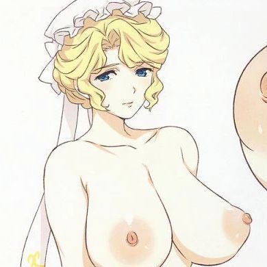 bare_breasts bare_shoulders big_breasts blonde_hair blue_eyes color colored eyebrows_visible_through_hair female female_focus female_only kaneko_hiraku large_areolae looking_at_viewer maid maid_headdress maria_(victoria_maid_maria_no_hoshi) naked naked_female nipples nude nude_female official_art puffy_areola puffy_nipples short_hair small_image smile smiling smiling_at_viewer toranoana upper_body victoria_maid_maria_no_hoshi white_background