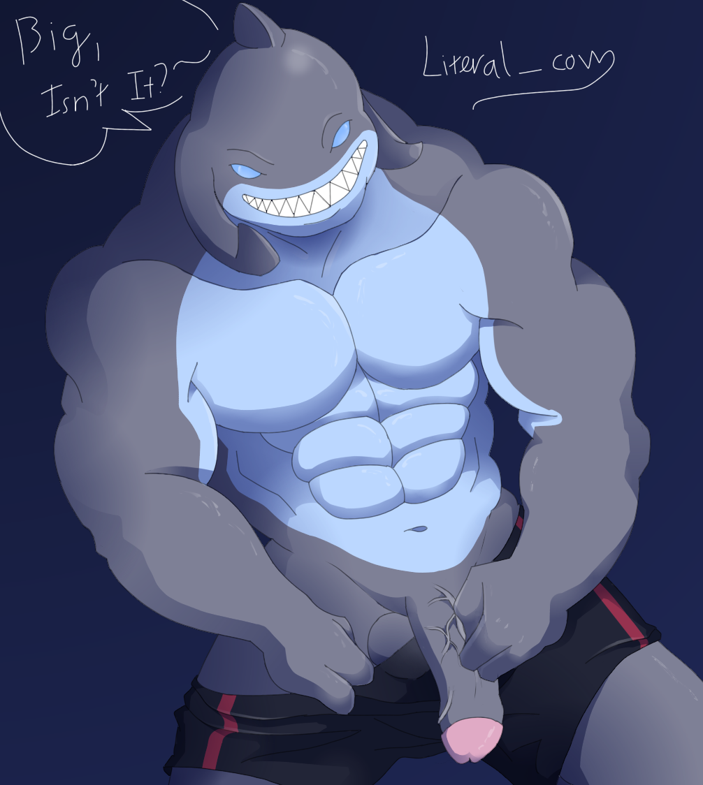 alien bara dickgirl/male gantu lilo_and_stitch literal_cow male penis shark solo_male