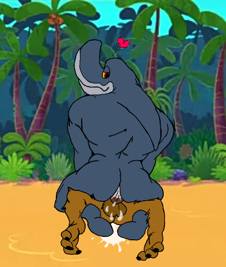 anthro ass balls blue_sky brown_body cum cum_in_ass cum_inside gay gray_body jungle male male_only muscular muscular_anthro paws penetration penis red_eyes sand shark sharko tagme testicle yellow_eyes zig_(zig_and_sharko) zig_and_sharko