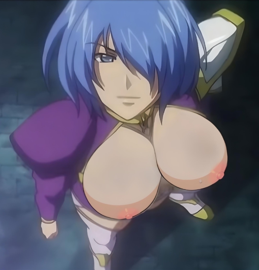 big_breasts blue_hair breasts edit ikusa_otome_valkyrie loki_(ikusa_otome_valkyrie) nipples