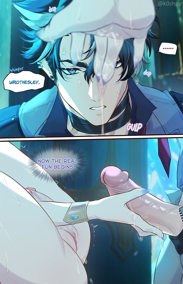 angry, black hair, diphallism, fan design, gay, genshin impact, holding penis, horny, huge cock, intersex, k0shpy, male, male focus, male/male, messy, multi genitalia, neuvillette (genshin impact), pussy, scylla (genshin impact), unusual genitalia, vent, wriothesley (genshin impact), yaoi