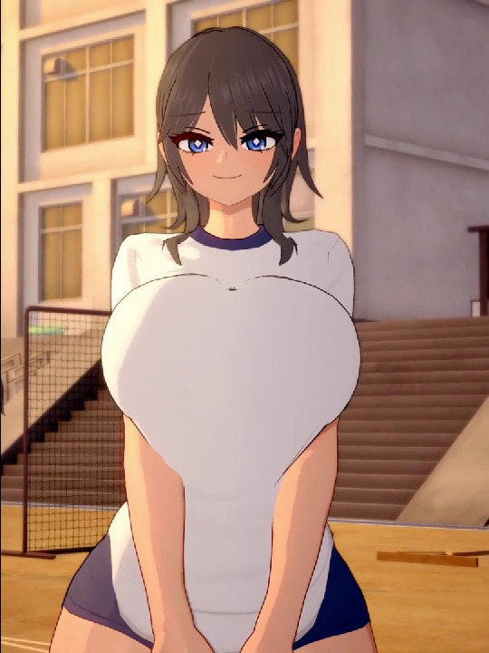 1girls, 3d, 3d (artwork), 3d model, 3d render, big ass, big breasts, black hair, blue eyes, curvy, female, female focus, gal (scratch-key), hair, huge ass, huge breasts, large breasts, light-skinned female, looking at viewer, original, original character, scratch-key, short hair, smile, solo, thick thighs, wide hips, yuna (scratch-key)