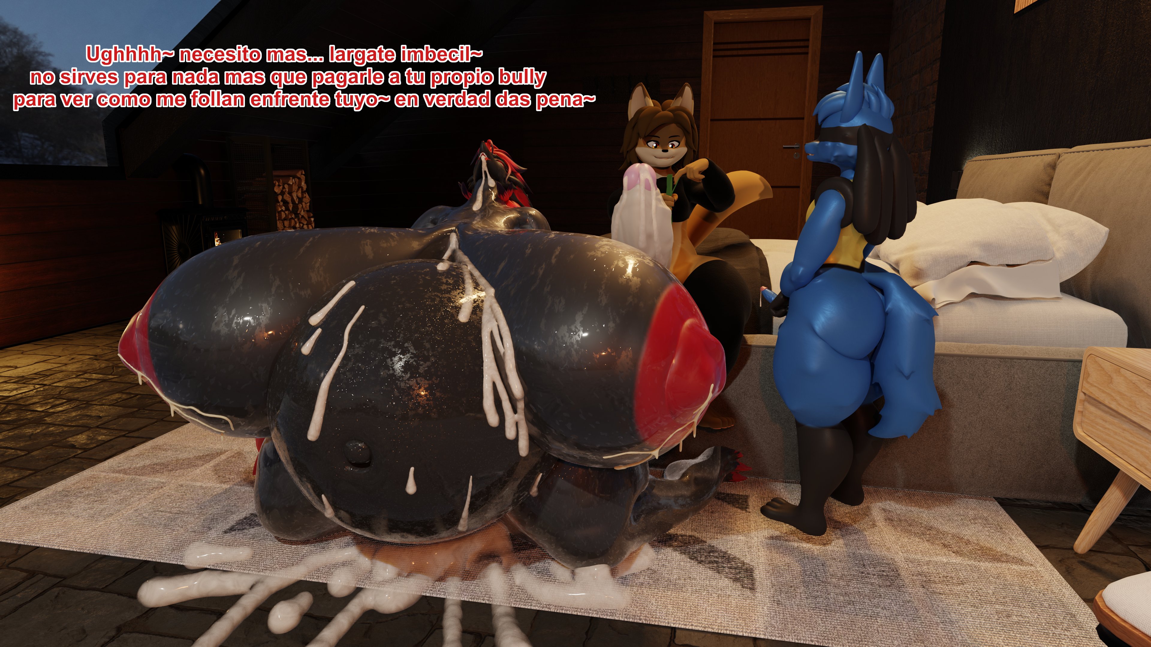 big breasts, big penis, bikini, breasts, cheating, cleavage, cuck, cuckold, cuckolding, cum, female, furry, huge breasts, huge cock, hyper breasts, hyper penis, inflation, lactating, lactation, lucario, netorare, nipples, notsafeforgek, ntr, penis, pokemon, pokemon (species), sex, small penis, small penis humiliation, tagme, thick thighs, wide hips, zoroark