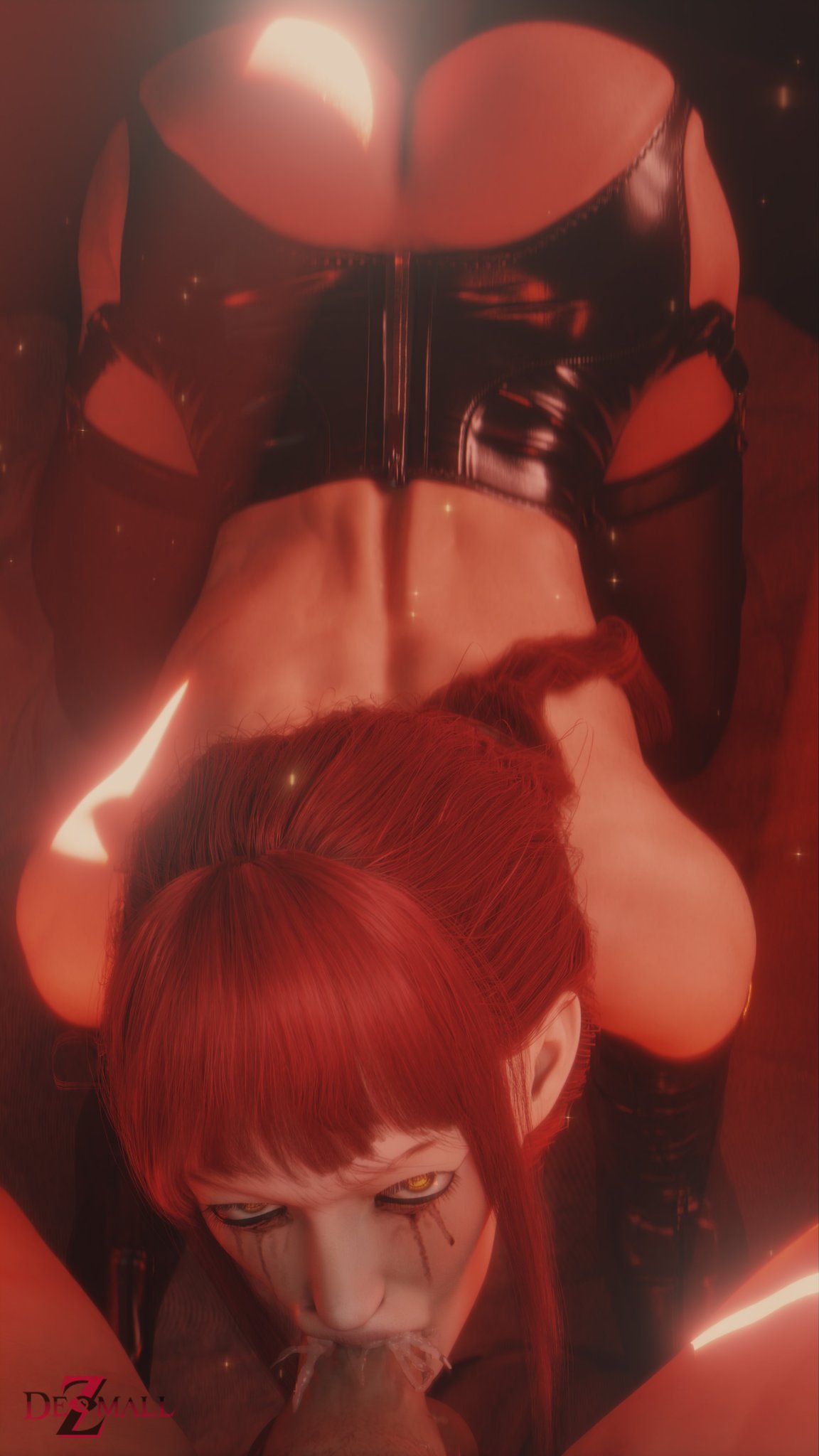 1boy, 1boy1girl, 1girls, 3d, ass, big ass, big breasts, big thighs, blowjob, breasts, bust, busty, chainsaw man, chest, curvaceous, curvy, curvy figure, demon, demon girl, devil, devil girl, dezmall, digital media (artwork), fellatio, female, femsub, hips, hourglass figure, huge ass, huge breasts, huge thighs, humanoid, large ass, large breasts, large thighs, legs, makima (chainsaw man), male, maledom, oral, partial male, red hair, ruined makeup, sex, slim waist, straight, thick, thick hips, thick legs, thick thighs, thighs, voluptuous, waist, wide hips