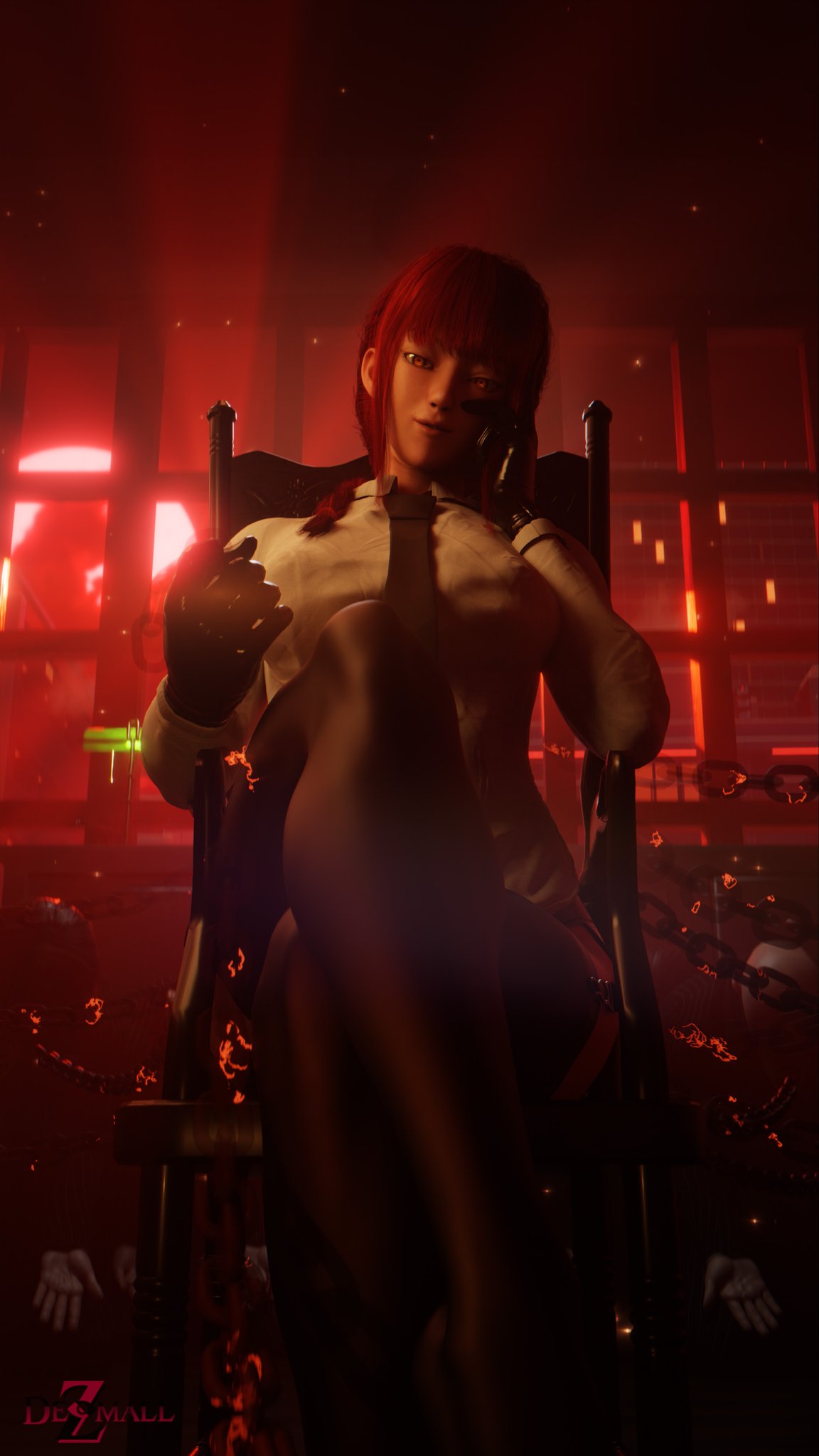1girls, 3d, ass, big ass, big breasts, breasts, bust, busty, chainsaw man, chest, curvaceous, curvy, curvy figure, demon, demon girl, devil, devil girl, dezmall, digital media (artwork), female, hips, hourglass figure, huge ass, huge breasts, humanoid, large ass, large breasts, legs, makima (chainsaw man), slim waist, thick, thick hips, thick legs, thick thighs, thighs, voluptuous, waist, wide hips