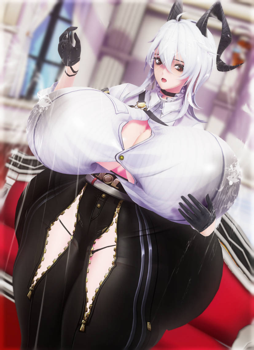 ass expansion, blush, breast expansion, breast growth, breasts, breasts bigger than head, breasts bigger than torso, bursting breasts, expansion, gigantic ass, gigantic breasts, gigantic butt, gigantic nipples, gigantic thighs, growth, growth drive, hourglass figure, hyper, hyper ass, hyper breasts, hyper butt, hyper hourglass, hyper thighs, imbapovi, inflation, lactation, thigh expansion, torn clothes, wardrobe malfunction, wide hips, wuthering waves, zani (wuthering waves)