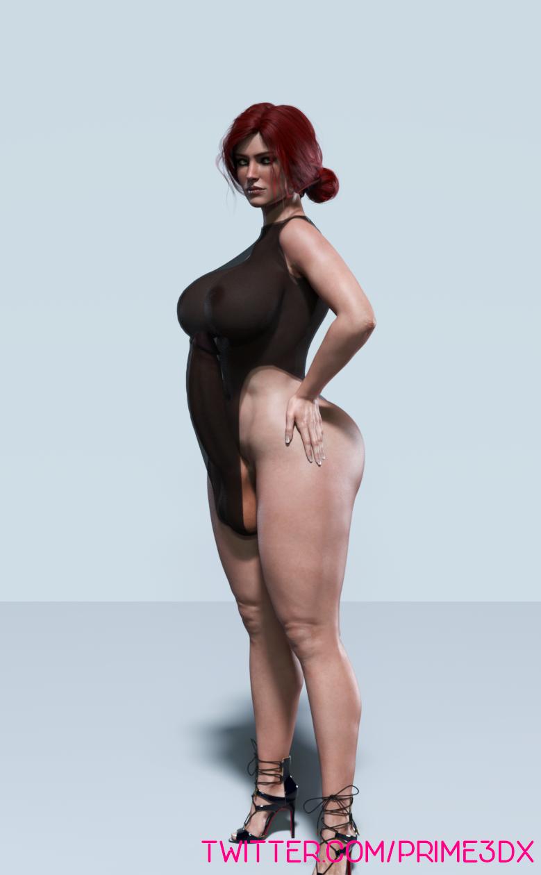 1futa, 3d, areolae, ass, balls, balls bulge, balls in panties, balls under clothes, blush, breasts, cameltail, cd projekt red, curvy, erect nipples, erection, erection in panties, erection under clothes, futa only, futa sans pussy, futanari, hand on hip, high heels, huge ass, huge balls, huge breasts, huge cock, hyper, hyper penis, ineffective clothing, ineffective panties, intersex, long penis, looking at viewer, nipples, nipples visible through clothing, panties, panty bulge, penis, penis bulge, penis in panties, penis under clothes, prime3dx, red hair, see-through, side view, solo, tenting, the witcher, the witcher (series), the witcher 2, the witcher 3: wild hunt, thick thighs, toned, triss merigold, wide hips