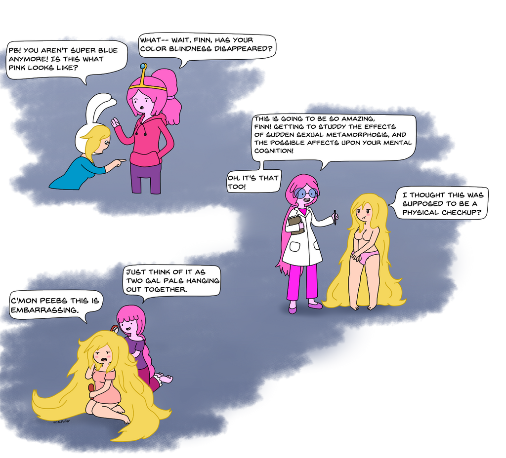 adventure_time cartoon_network clothing female fionna_the_human_girl human pale_skin princess_bubblegum tagme warner_brothers