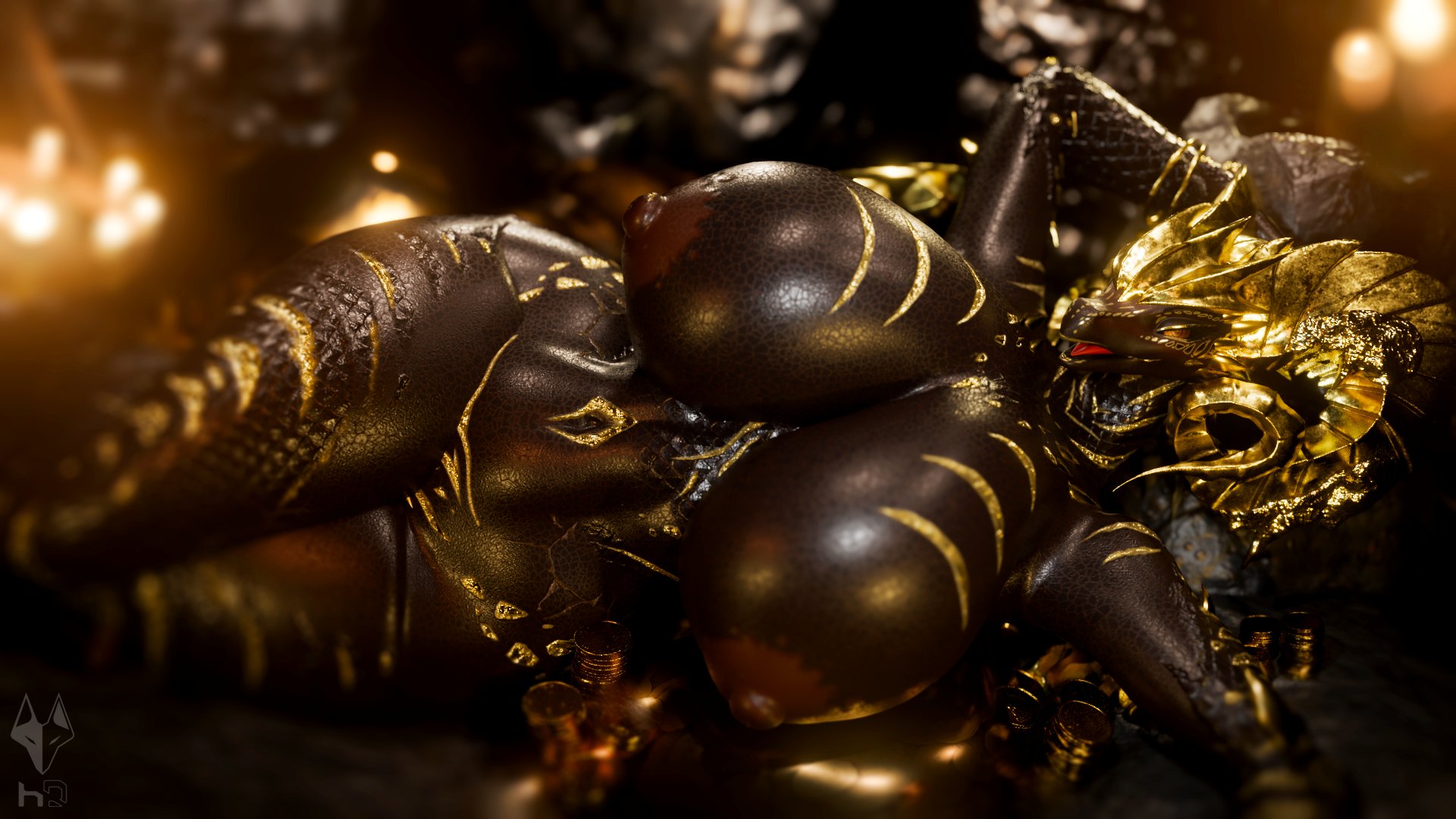 1girls, 3d, altelier t, areolae, big breasts, big thighs, bom39, breasts, busty, female, female only, gigantic breasts, huge breasts, huge thighs, kulve taroth, kulve taroth (bom39), large breasts, large thighs, laying on side, massive breasts, monster, monster hunter, navel, nipples, scalie, thick thighs, thighs, voluptuous