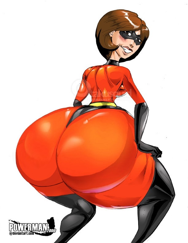 big_ass big_butt big_thighs elastigirl helen_parr huge_ass photo_editing powerman2000 the_incredibles white_background