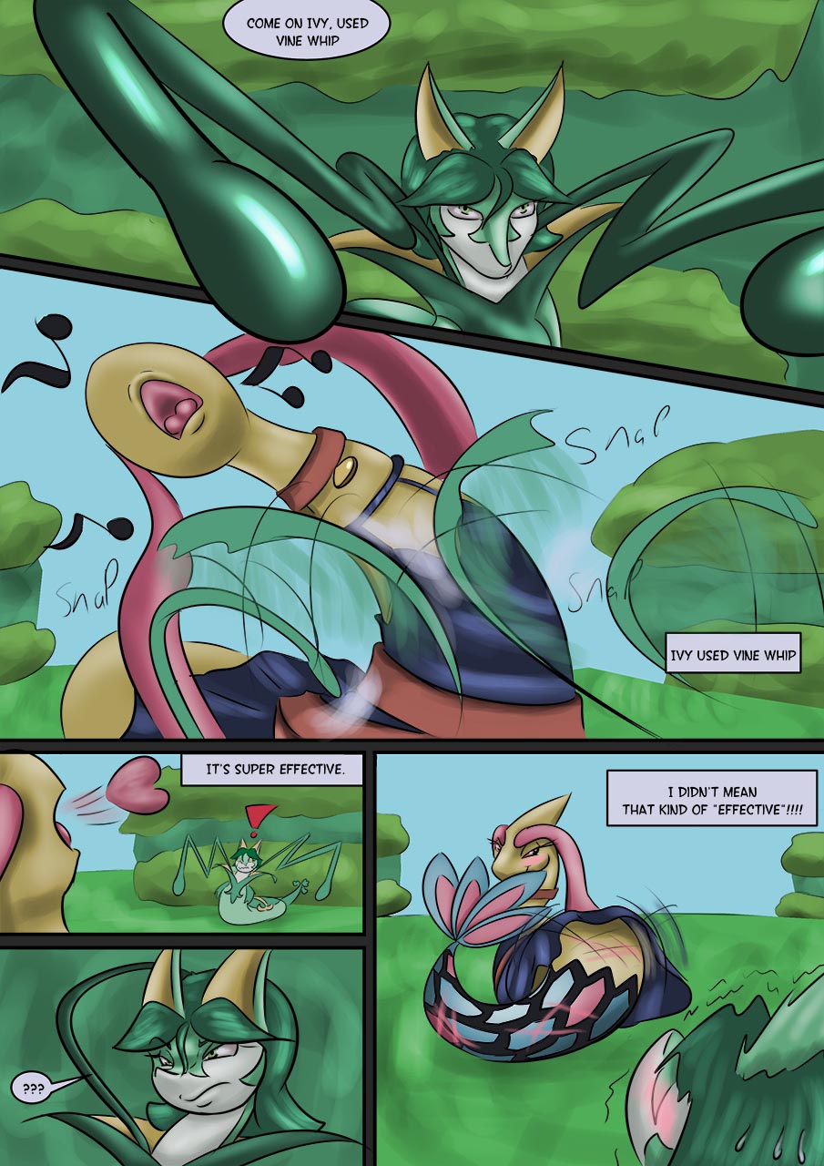 comic dyriuck_kaos female female/female fish generation_3_pokemon generation_5_pokemon hi_res marine milotic nintendo pokemon pokemon_(species) reptile scalie serperior snake