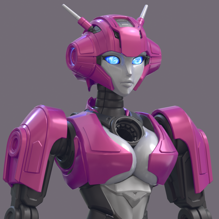 abs autobot blue_eyes elita_1 elita_one hasbro paramount_pictures robot_girl sideboob tagme transformers transformers_one trawert twitter_link