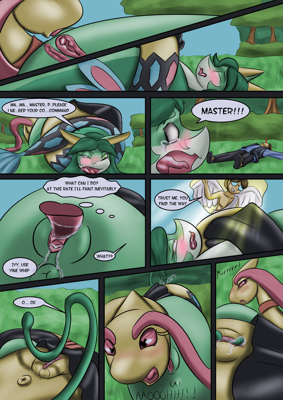 comic cunnilingus dyriuck_kaos female female/female fish generation_3_pokemon generation_5_pokemon genitals hi_res licking marine milotic nintendo oral pokemon pokemon_(species) pussy reptile scalie serperior sex snake tongue touching_pussy vaginal_penetration