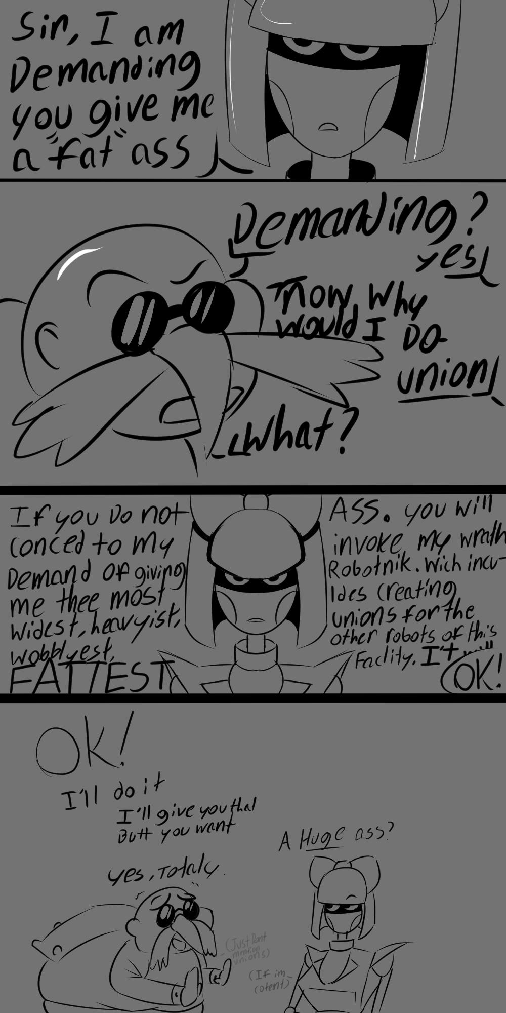 comic comic_strip dr._eggman english english_text pankacake pankacakemanta receptionik resting_bitch_face sega sonic_(series) sonic_the_hedgehog_(comics) sonic_the_hedgehog_(series)