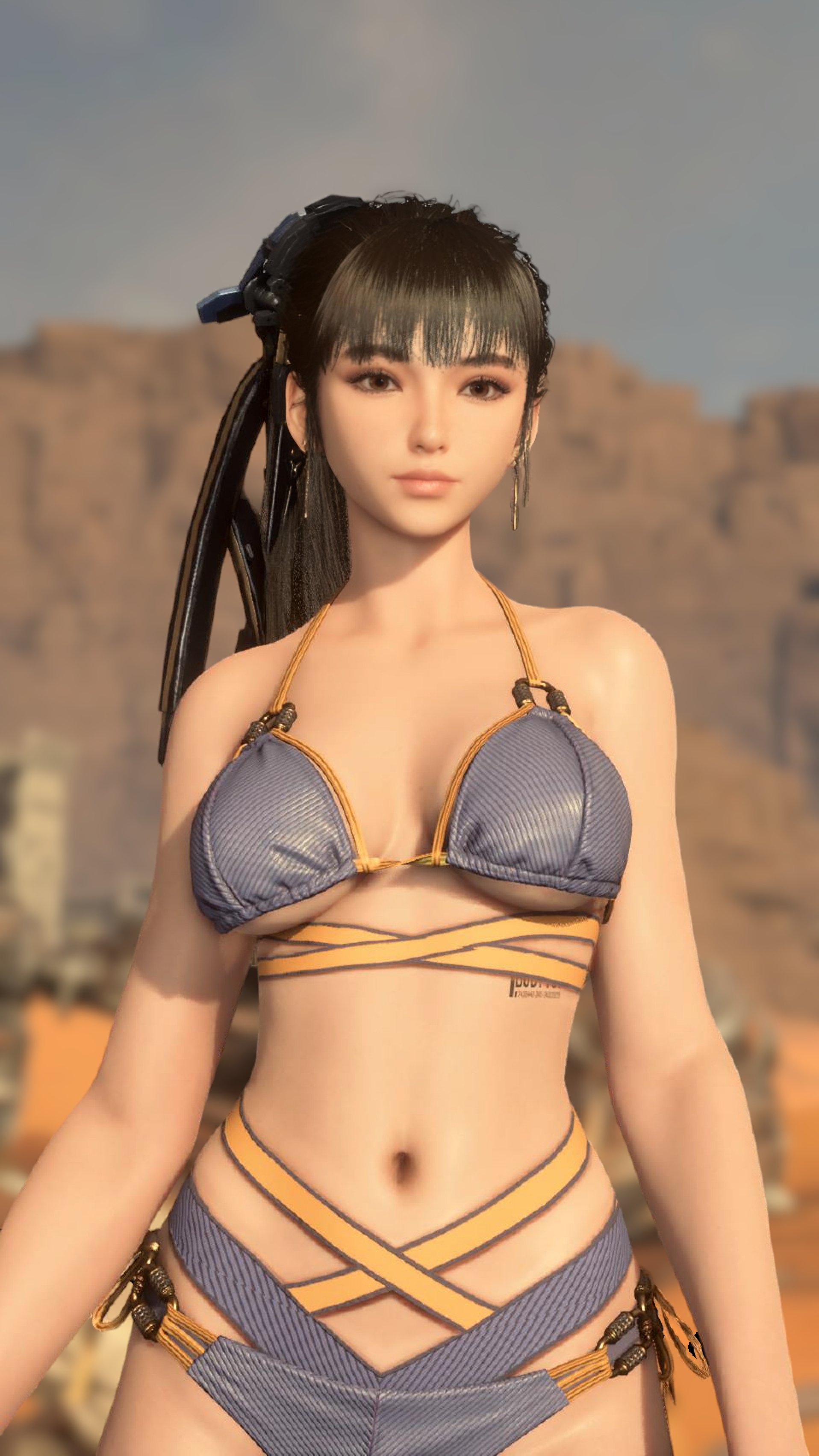 3d, eve (stellar blade), female, solo, solo focus, stellar blade