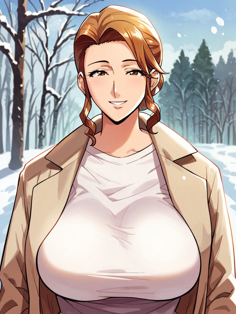 1girls ai_generated big_breasts breasts brown_hair busty clothed curvaceous curvaceous_female curvaceous_figure curves curvy curvy_body curvy_female curvy_figure female female_focus female_only large_breasts milf mishima_yumi pointy_chin ponytail sole_female solo solo_female solo_focus tagme tatsunami_youtoku twin_milf voluptuous voluptuous_female voluptuous_milf