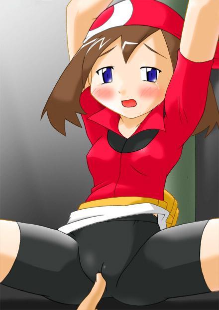 female human human_only may_(pokemon) pokemon red_bandana straight_hair tagme