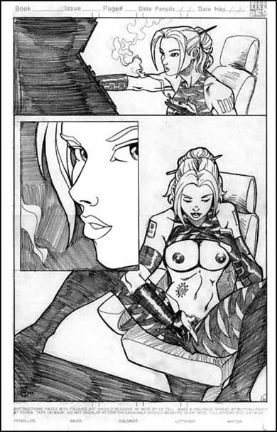 breasts caitlin_fairchild comic dc_comics dv8 female female_only fingering fingering_pussy freefall_(gen¹³) gen¹³ hairy_pussy native_american nipples pussy sarah_rainmaker tcatt