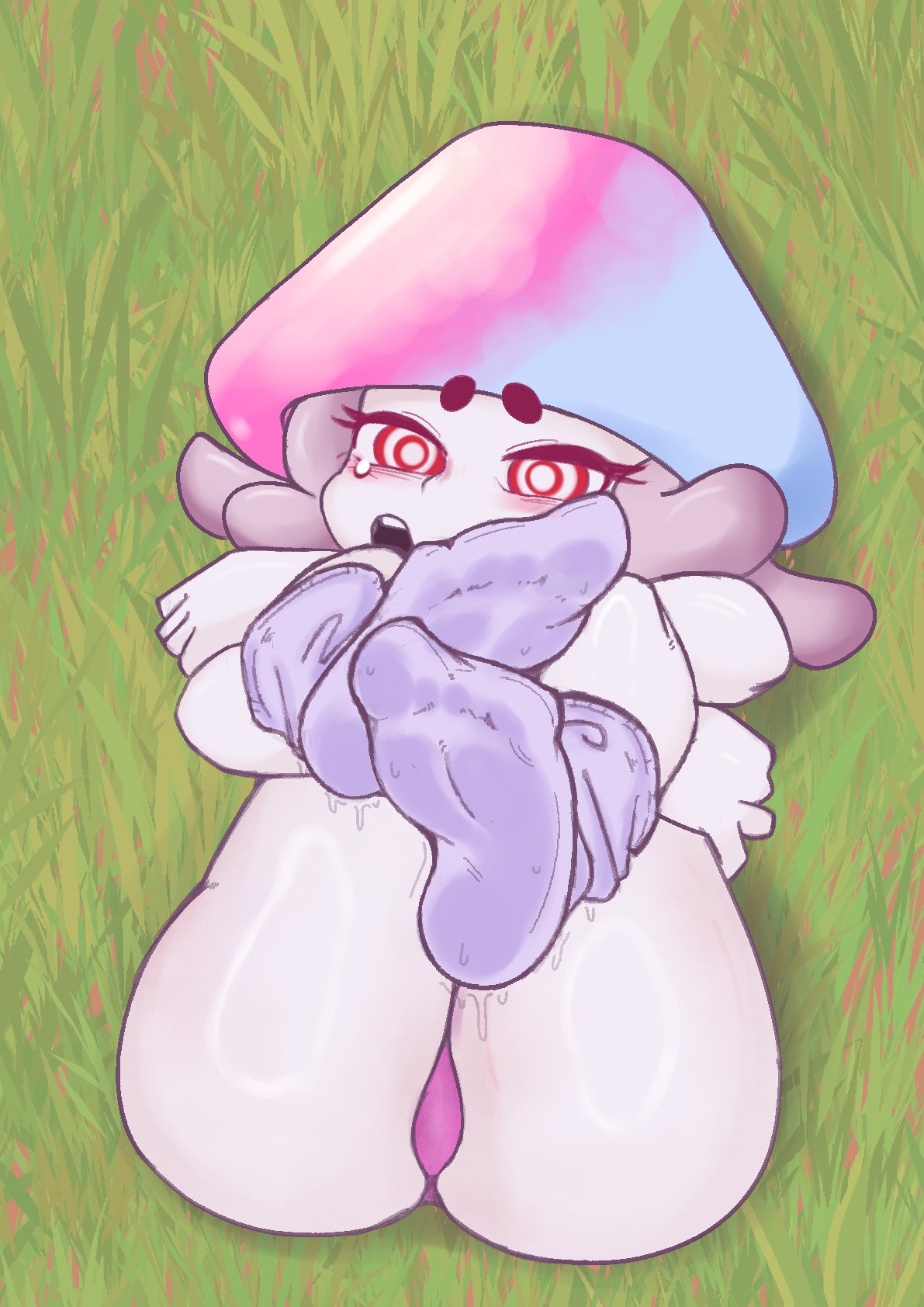 1girls, anthro, anthrofied, ass, breasts, carb9954, feet, female, flora fauna, foot focus, hypno-shroom (pvz), plant, plant girl, plant humanoid, plantie, plants vs zombies, plants vs. zombies, popcap games, pussy, rivercarb