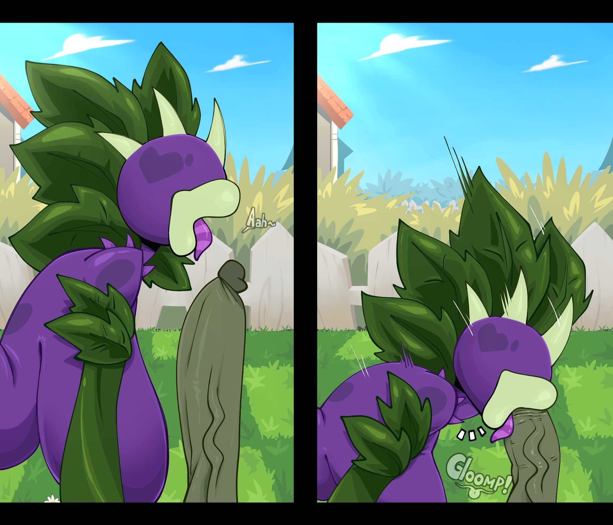 1girls, anthro, anthrofied, ass, breasts, chomper, chomper (pvz), female, flora fauna, gallo wazavi, oral, plant, plant girl, plant humanoid, plantie, plants vs zombies, plants vs. zombies, popcap games, pussy, sketch, zombie, zombie (pvz)