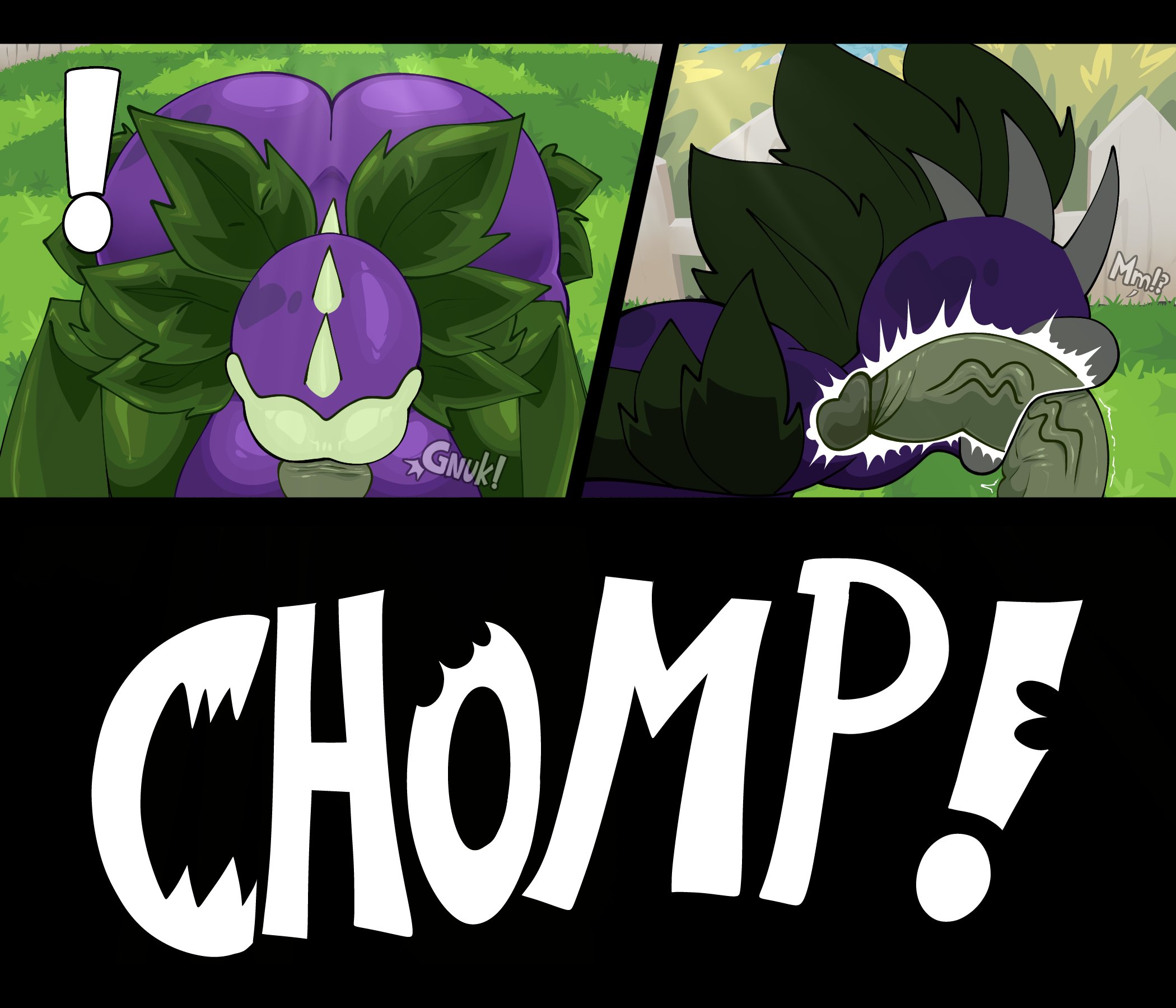 1girls, anthro, anthrofied, ass, breasts, chomper, chomper (pvz), comic, female, flora fauna, gallo wazavi, oral, plant, plant girl, plant humanoid, plantie, plants vs zombies, plants vs. zombies, popcap games, pussy, sketch, zombie, zombie (pvz)