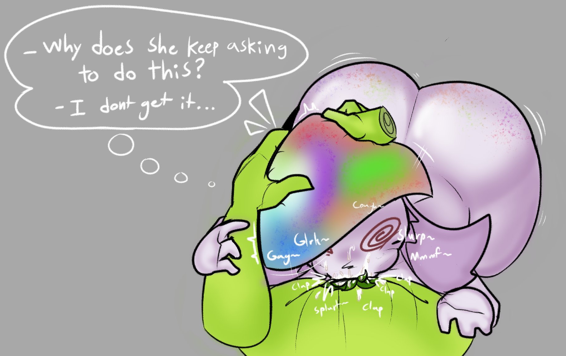 @ @, 1boy, 1girls, anthro, anthrofied, ass, breasts, cum, deepthroat, female, flora fauna, hypno-shroom (pvz), hypnotic eyes, male, oral, peashooter (pvz), plant, plant girl, plant humanoid, plantie, plants vs zombies, plants vs. zombies, popcap games, pussy, susoutflamingo