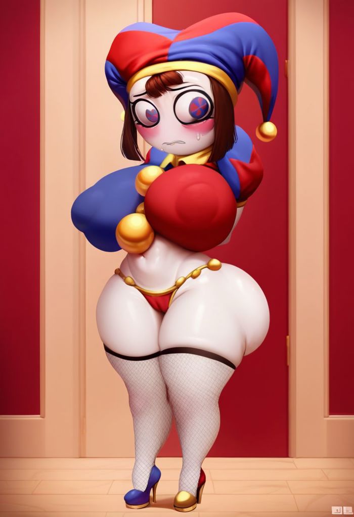 ai_generated glitch_productions high_heels huge_ass huge_breasts jester_hat pomni_(the_amazing_digital_circus) the_amazing_digital_circus thick_thighs vnoru0770392
jlullaby_(style)