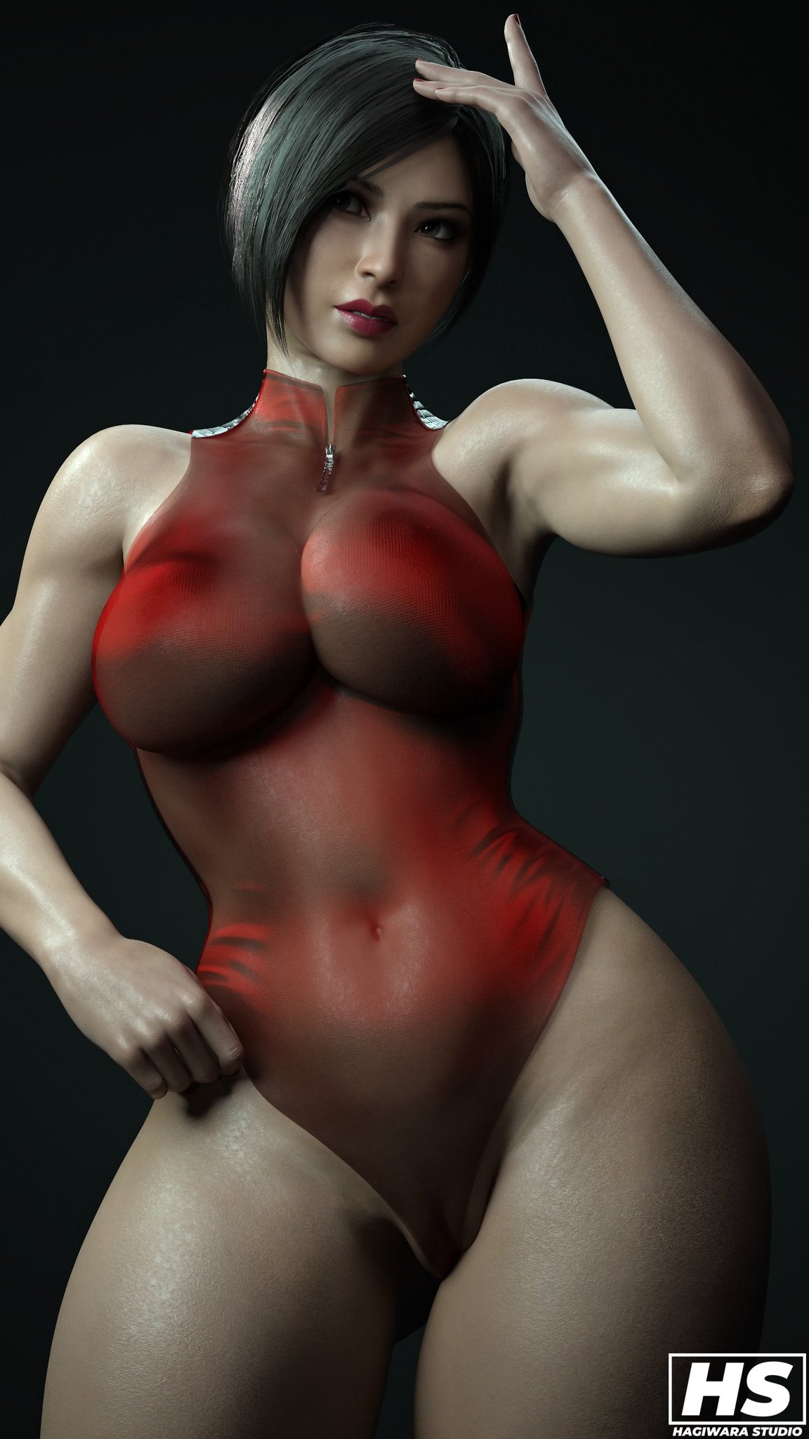 1girls, 2024, 3d, ada wong, ada wong (adriana), ass, big ass, big breasts, breasts, capcom, fanart, female, female only, hagiwara studio, light skin, light-skinned female, resident evil, resident evil 2, resident evil 2 remake, resident evil 4, resident evil 4 remake, thick thighs, voluptuous, voluptuous female, wide hips