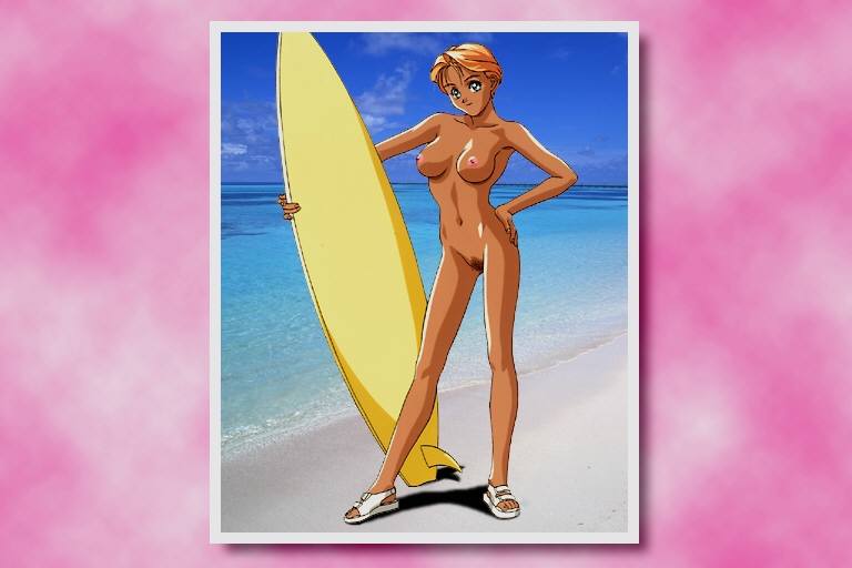 1girls beach breasts female_focus female_only game_cg hairy_pussy indoors looking_at_viewer miwa_azato naked naked_female nipples nude nude_female ocean official_art orange_hair outdoor_nudity outdoors pubic_hair pussy sandles short_hair solo solo_female solo_focus standing surfboard white_sandles zenkoku_seifuku_bishoujo_grand_prix