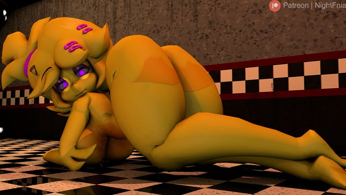 1girls 3d 3d_(artwork) all_fours ass ass_up barefoot cally3d chica_(cally3d) chica_(fnaf) chiku chiku_(cryptia) clazzey completely_nude completely_nude_female cryptiacurves fazclaire's_nightclub female female_only five_nights_at_freddy's fredina's_nightclub full_body furry looking_at_viewer looking_back naked naked_female nightfnia nude nude_female solo solo_female