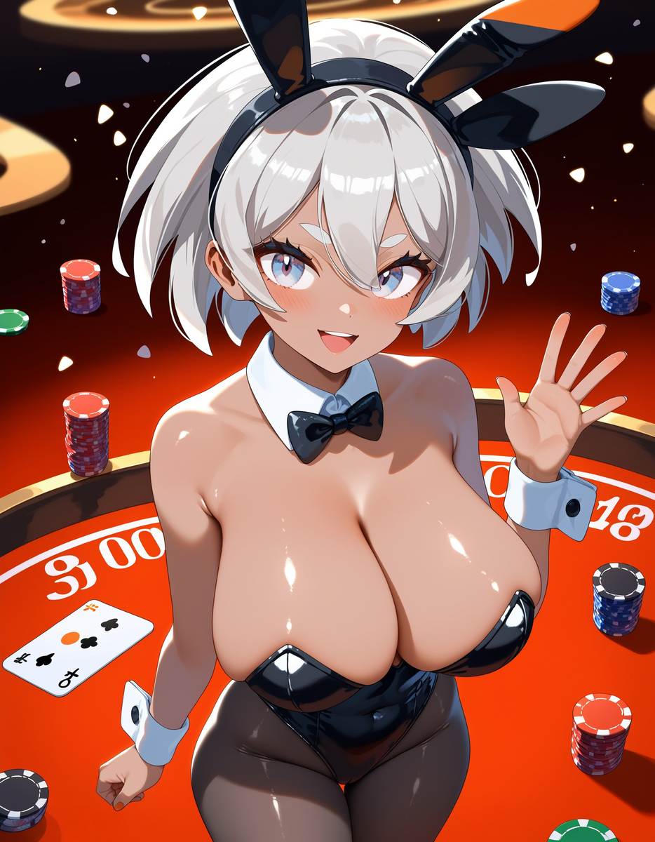 1girls abs ai_generated bare_arms bare_legs bare_shoulders bare_thighs bea_(pokemon) big_breasts blue_eyes blush bunny_ears bunnysuit clothed clothing color dark-skinned_female dark_skin female female_focus female_only fit_female game_freak grey_hair gym_leader hi_res large_breasts looking_at_viewer muscles muscular muscular_female nintendo pokemon pokemon_ss pokemon_trainer short_hair solo solo_female tagme thick_thighs wesker_ai